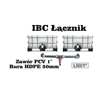 Łącznik IBC zawór PCV | 1